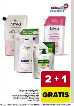 Carrefour Mydło w płynie zapas Dove Caring Hand Wash oferta