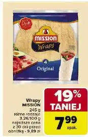 Carrefour Tortilla wraps Mission oferta
