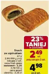 Carrefour Snack szpinakowy oferta