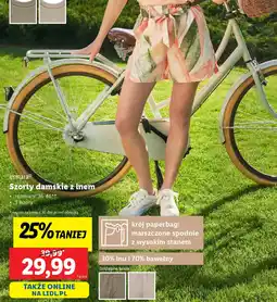 Lidl Szorty damskie z lnem oferta