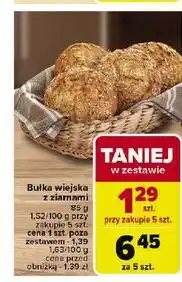 Carrefour Bułka wiejska z ziarnami Carrefour oferta