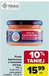 Carrefour Pasta z kawiorem łosoś Nickal oferta