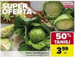 Carrefour Kapusta wczesna oferta