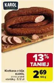 Carrefour Kiełbasa z kija Karol oferta