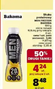 Carrefour Shake waniliowy Bakoma Men Protein oferta