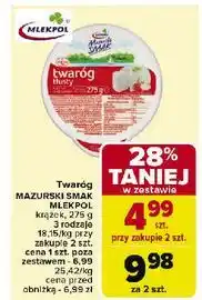 Carrefour Twaróg tłusty Mazurski Smak oferta