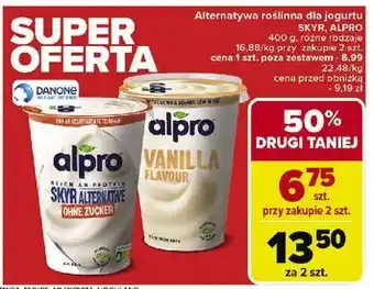 Carrefour Jogurt naturalny Alpro Skyr Style oferta