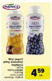 Carrefour Jogurt pitny jagoda Piątnica Skyr oferta