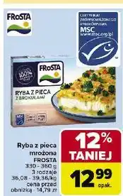 Carrefour Ryba z pieca w sosie brokułowym Frosta oferta