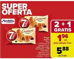 Carrefour Croissant z nadzieniem o smaku kakaowym 7 Days oferta