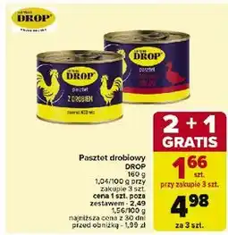Carrefour Pasztet z dodatkiem kaczki Drop oferta