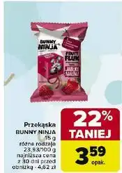 Carrefour Przekąska owocowa jabłko malina Bunny Ninja oferta