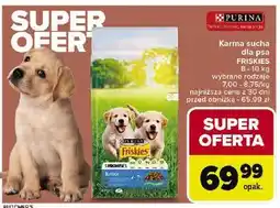 Carrefour Karma dla psa junior z kurczakiem i marchewką w sosie Friskies Vitafit oferta