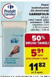 Carrefour Płatki kosmetyczne dla niemowląt Carrefour My Baby oferta