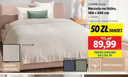 Lidl Narzuta na łóżko Livarno Home oferta