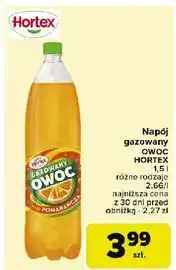 Carrefour Napój pomarańcza Hortex Gazowany Owoc oferta