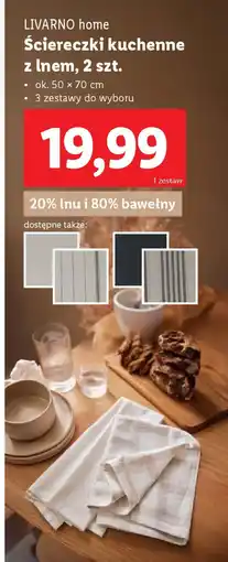 Lidl Sciereczki kuchenne z lnem oferta