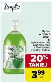 Carrefour Mydło w płynie jabłko Simpl oferta