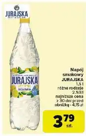 Carrefour Woda cytrynowa Jurajska oferta