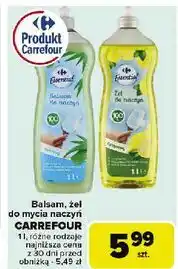 Carrefour Żel do mycia naczyń cytrynowy Carrefour Essential oferta