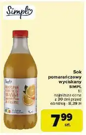 Carrefour Sok pomarańczowy Simpl oferta