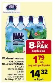 Carrefour Woda niegazowana Nałęczowianka Junior oferta