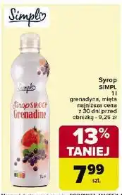 Carrefour Syrop grenadyna Simpl oferta