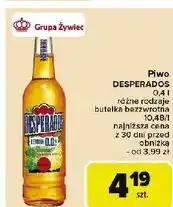 Carrefour Piwo Desperados Lemon 0.0% oferta