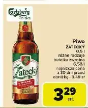 Carrefour Piwo Zatecky Svetly Lezak oferta