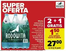 Carrefour Woda niegazowana Rodowita Z Roztocza oferta