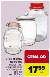 Carrefour Słoik szklany 23 l oferta