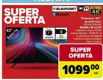 Carrefour Telewizor 43'' 43ugc5500s Blaupunkt oferta