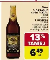 Carrefour Piwo svetly lezak Old Prague oferta