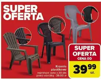 Carrefour Krzesło plastikowe oferta