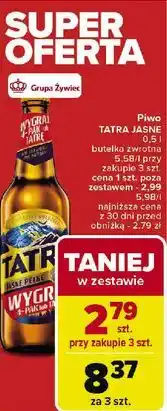 Carrefour Piwo Tatra Jasne Pełne oferta