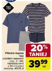 Carrefour Piżama męska s-3xl Tex oferta