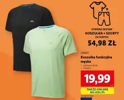 Lidl Koszulka funkcyjna męska Crivit oferta