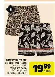 Carrefour Szorty damskie s-xl Tex oferta