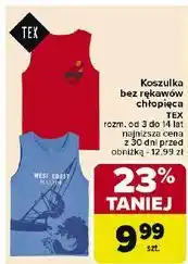 Carrefour Koszulka bez rękawów chłopięca 3-14 lat Tex oferta