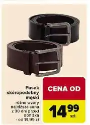 Carrefour Pasek męski skóropodobny oferta
