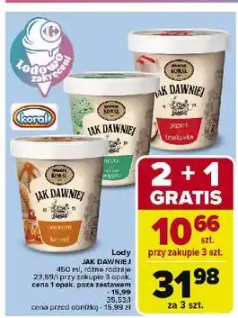 Carrefour Lody miętowe z czekoladą Bracia Koral Jak Dawniej oferta