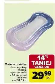 Carrefour Materac z siatką na dnie 186 x 112 cm oferta