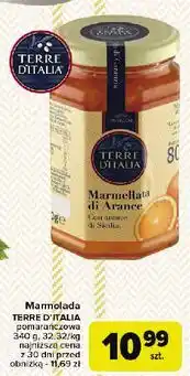 Carrefour Marmolada pomarańczowa Terre D`italia oferta