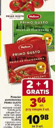 Carrefour Przecier pomidorowy śródziemnomorski Melissa Primo Gusto oferta