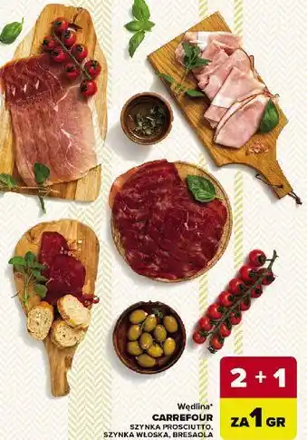 Carrefour Szynka jambon sec włoska Carrefour oferta