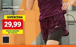 Lidl Szorty funkcyjne damskie z legginsami Crivit oferta