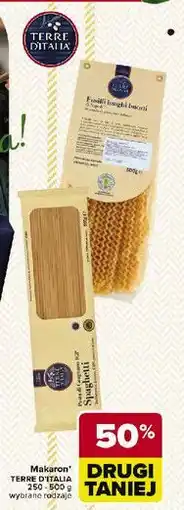 Carrefour Makaron durum spaghetti Terre D`italia oferta