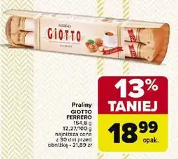 Carrefour Praliny z kremem orzechowym Ferrero Giotto oferta