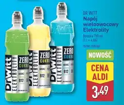 ALDI Napój elektrolity niebieski zero Dr Witt oferta