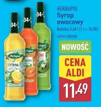 ALDI Syrop kiwi Herbapol oferta